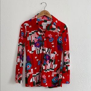 Vintage Stuk Up Long Sleeve Blouse XS